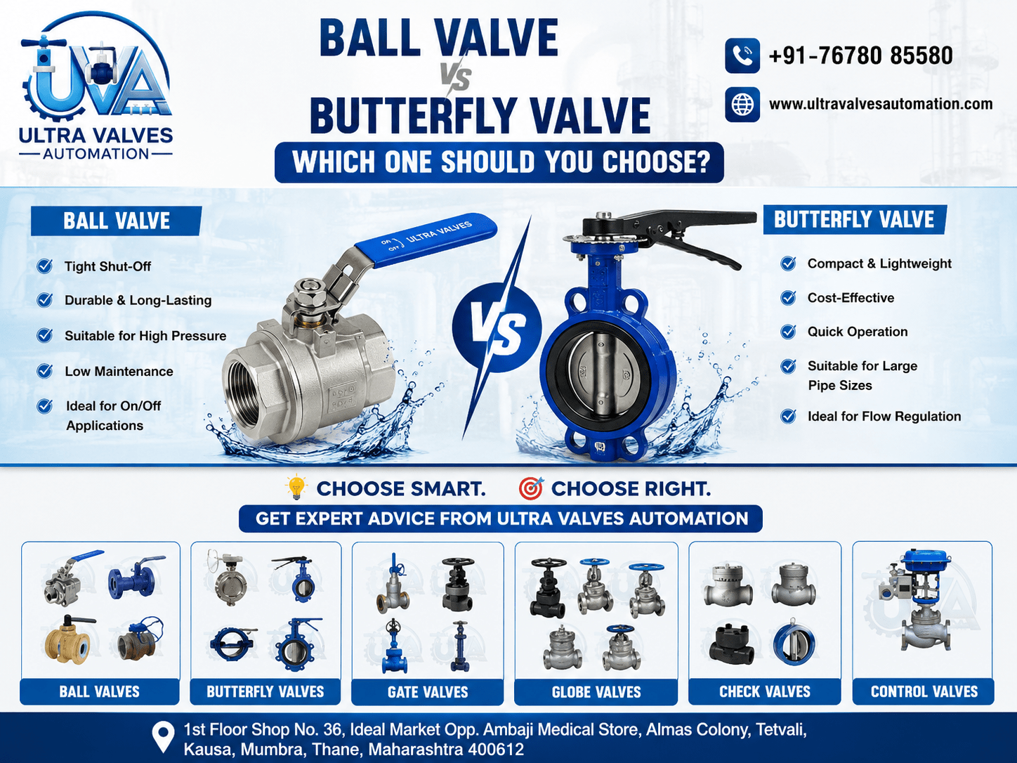 Blogs 3 Ball Valve vs Butterfly Valve